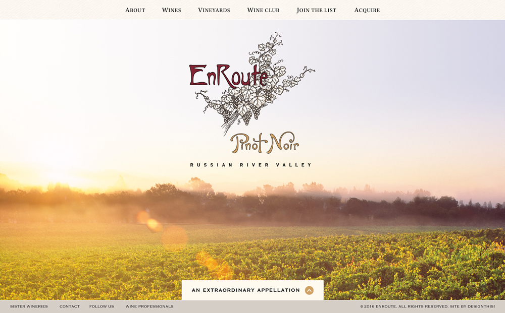 designthis! | Website | EnRoute Winery
