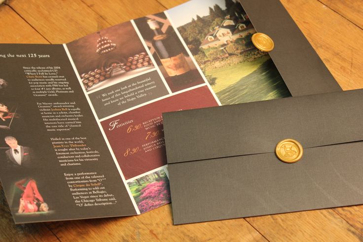 designthis! | 125th Anniversary Event Programs | Far Niente Winery